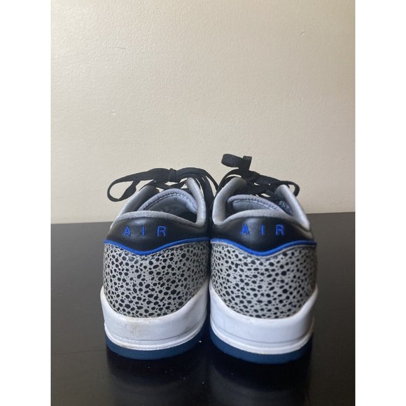 Nike Sz US 9 Air Assault Black Varsity Royal Cement Shoe 2007 - Picture 2 of 11